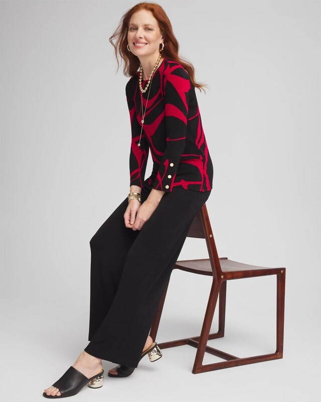 Travelers Button Sleeve Layering Top - image 2